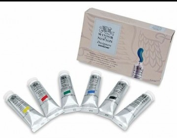 4425 winsor newton designers gouache 6 tubes