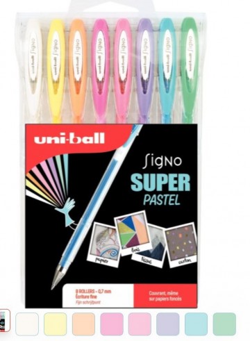 4429 uni   ball signo 8 pastel