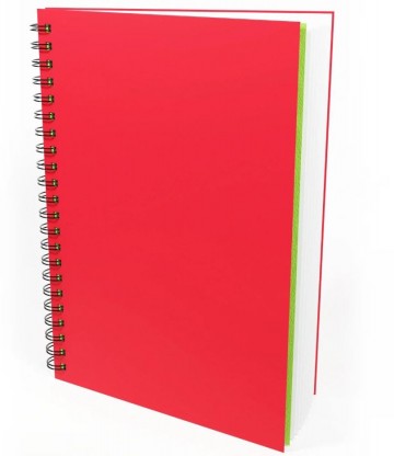 4448 art gecko flashy tekenboek rood