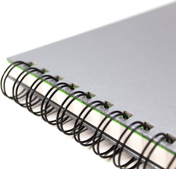 4448 artgecko flashy spiraal schetsboek a3 portret 150 gr 40 vel zilveren omslag 2