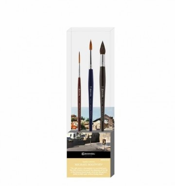 4480 escoda set michael soloyev 3 aquarelpenselen 5
