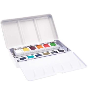 4486 rico art essential aquarelverf 12 napjes in blik rainbow colours 3