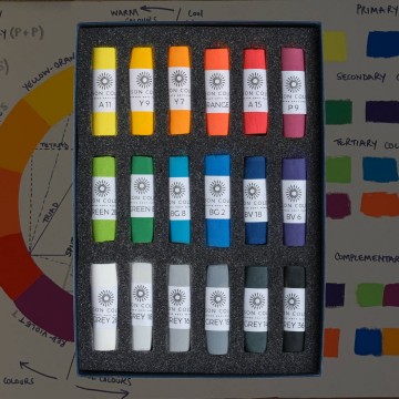 4499cathy pearce colour wheel 18 set