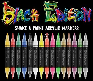 4503 faber castell black edition acryl marker neon 3
