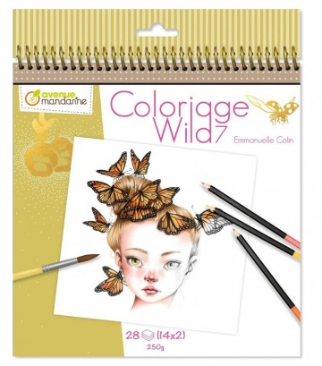 4508 kleurboek coloriage wild 7 door emmanuelle colin