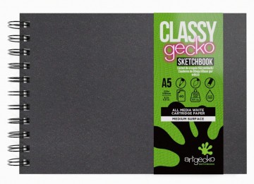 4515 artgecko classy sketchbook spiraal a5 4