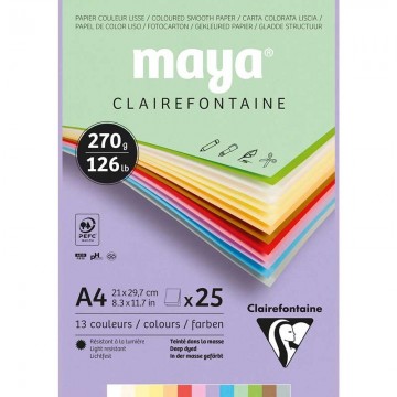 4527 clairefontaine maya pastel papier