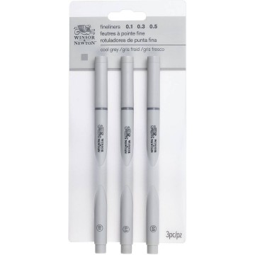 4532 winsor  newton 3 fineliners coolgray 1