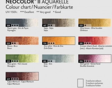 4540 caran d ache neocolor nieuwe kleuren dark 4
