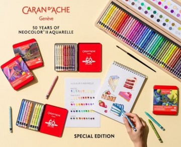 4540 caran d ache neocolor nieuwe kleuren dark 5