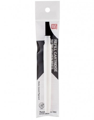 4546 kuretake zig cartoonist refill vulling wit