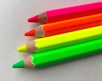 4549 caran d ache fluo maxi kleurpotlood 6