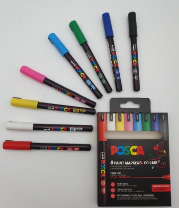 4561 posca acrylmarkels 1 mr basiskleuren 2