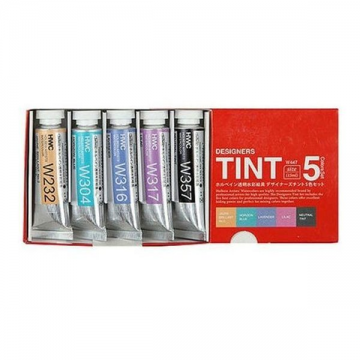 4567 holbein watercolour designers tint 6 tubes 15 ml