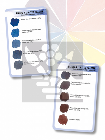 4583 colour mixing card deck 3