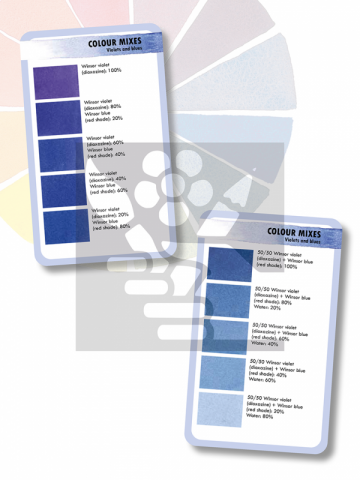 4583 colour mixing card deck 4