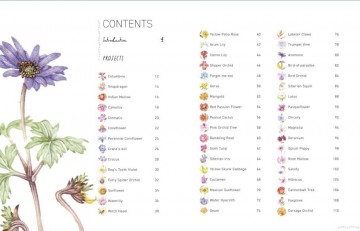 4592 paint 50 watercolour flowers penny brown