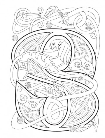 4596kleurboek celtic alphabet designs cari buziak 2