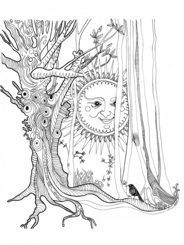 4598 kleurboek tangle wood jessica palmer