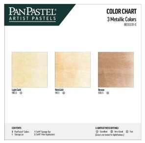 4628 aanbieding panpastel set metallic 3 kleuren met tools 2