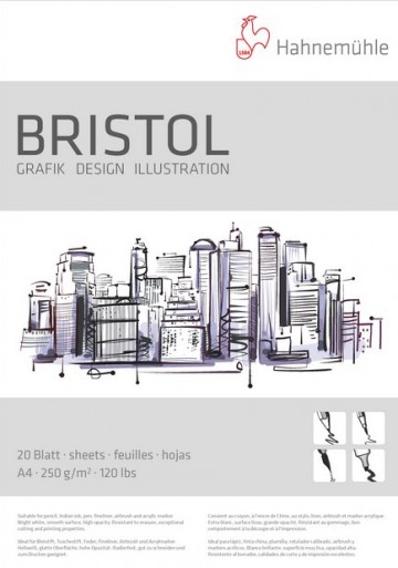 4631 hahnemuhle bristol tekenpapier a4