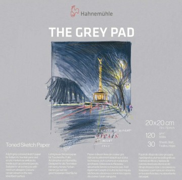 4640 hahnemuhle grey pad 20x20