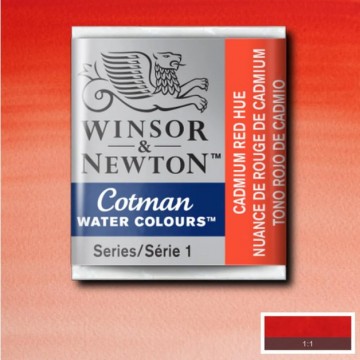 4656 winsor newton cotman aquarelverf cadmium red hue 0