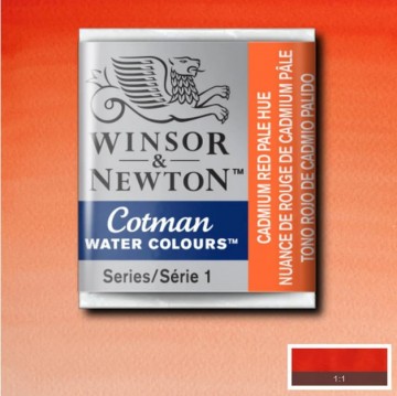 4656 winsor newton cotman aquarelverf cadmium red pale hue 0