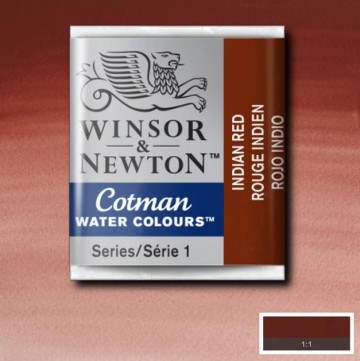 4656 winsor newton cotman aquarelverf indian red