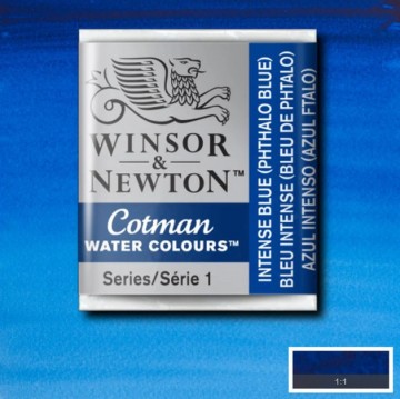 4656 winsor newton cotman aquarelverf intense blue phtalo blue 0