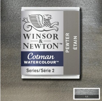 4656 winsor newton cotman aquarelverf pewter