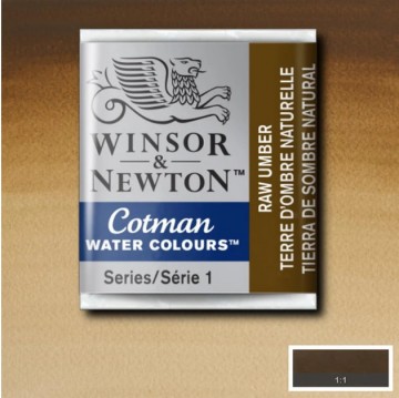 4656 winsor newton cotman aquarelverf raw umber