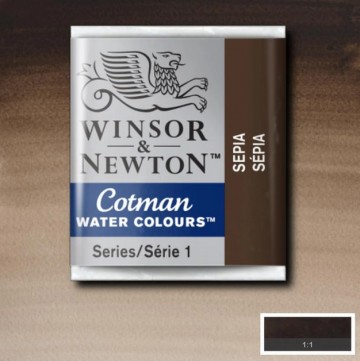 4656 winsor newton cotman aquarelverf sepia 0