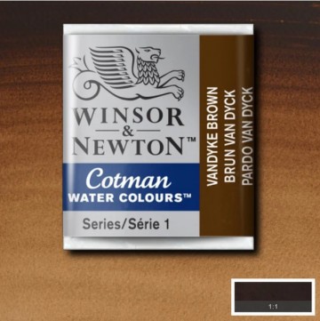 4656 winsor newton cotman aquarelverf vandyke brown