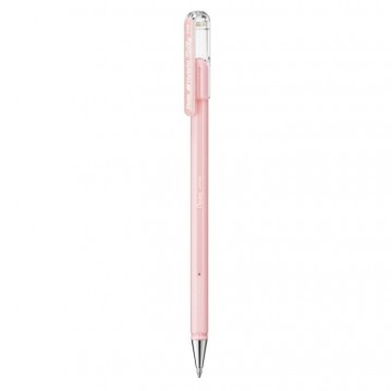 4696 pentel gelroller milky pastel lichtblauw roze