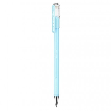4696 pentel gelroller milky pastel lichtblauw