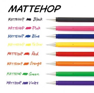 4697pentel mattehop gelpen 10
