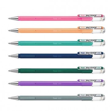 4697pentel mattehop gelpen 12