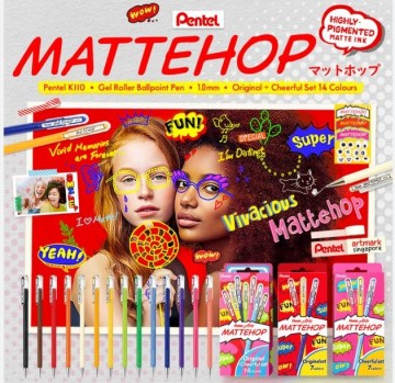 4697pentel mattehop gelpen 13