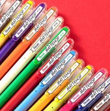 4697pentel mattehop gelpen 6