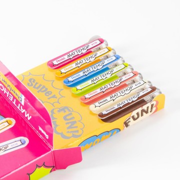 4699 pentel mattehop 7 gelpennen set cheerful 2
