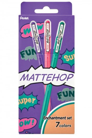 4700 pentel mattehop gellpennenset enchantment