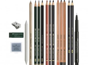 4702 faber castell dry mediums discovery set 4