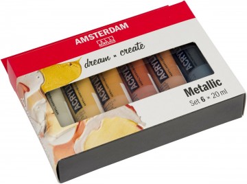 4713 aanbieding talens amsterdam 24 tubes van 20 ml plus 6 metallic gratis 4