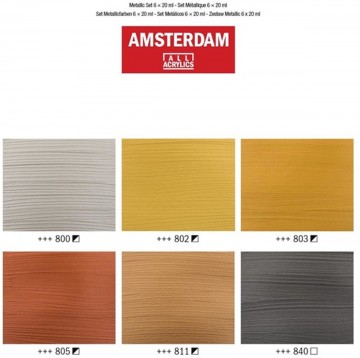 4713 aanbieding talens amsterdam 24 tubes van 20 ml plus 6 metallic gratis 6
