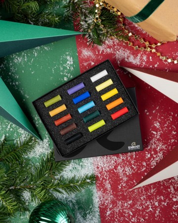 4742 talens rembrandt soft pastels 15 half pastels 3