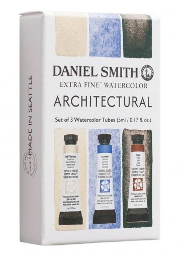 4761 daniel smith aquarelverf 3x5 ml set architectural 1