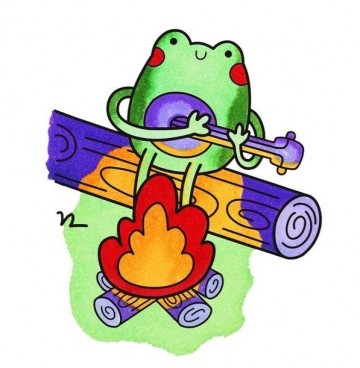 4765 faber castell goldfaber bold  easy 4 alcoholmarkers set world of frogs 2