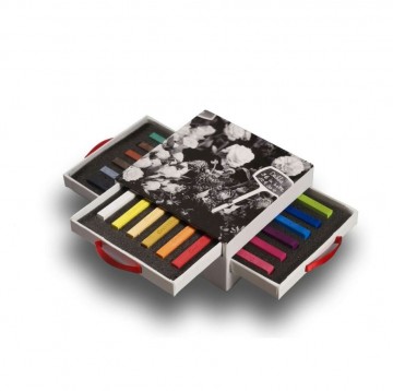 4785 aanbieding conte a paris carre harde pastels 18 stuks in karton met 3 lades 4