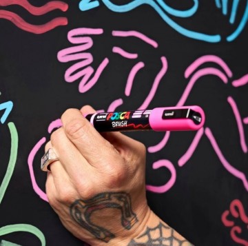 4813 posca 16 brush paintmarkers 4